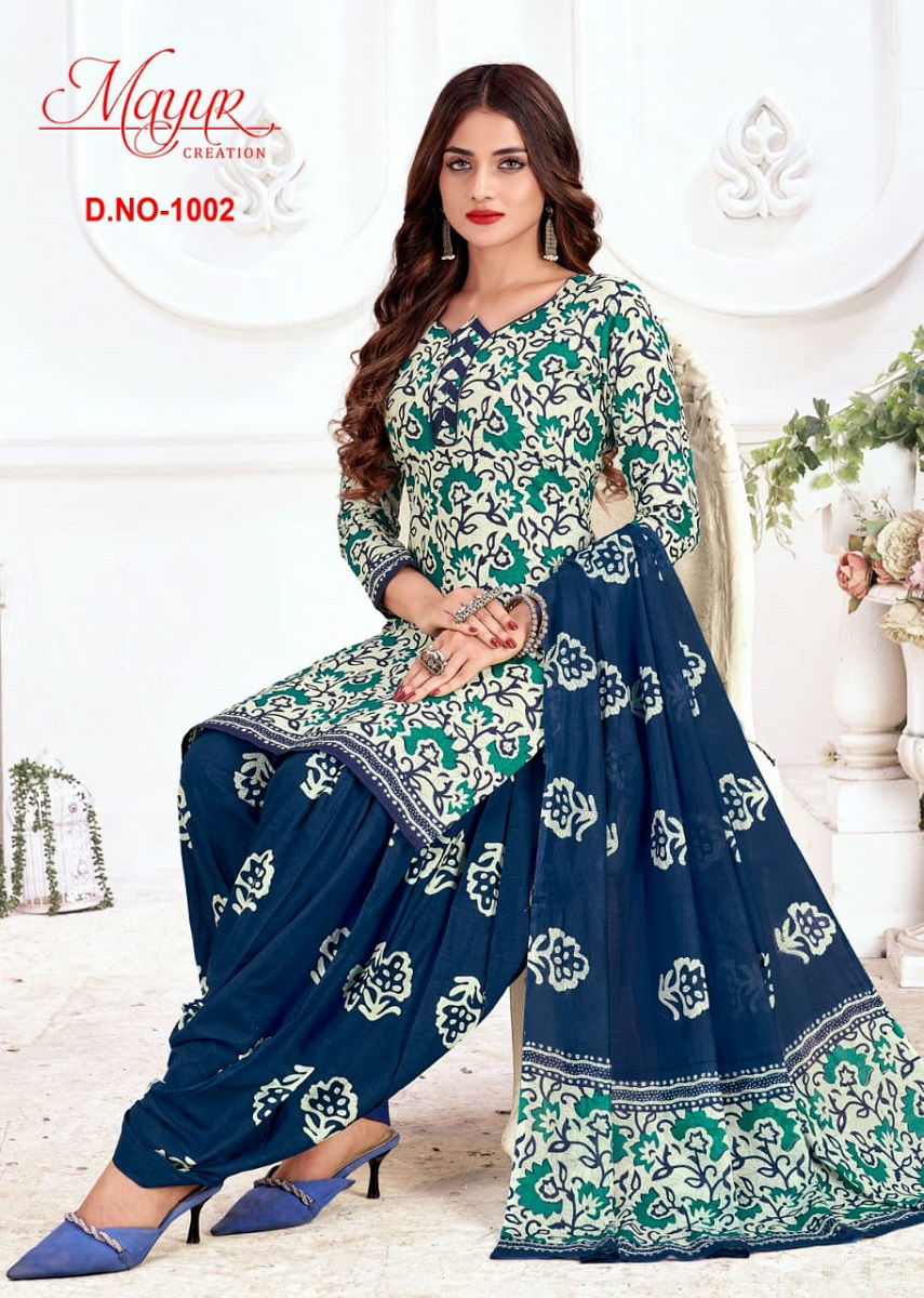 Mayur Trendy Batik Vol 1 Printed Cotton Dress Material Catalog
